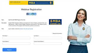 Register for a Free Online MBA Webinar at N.C. A&T