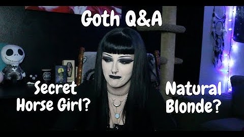 Goth Q&A First Video! Getting to know me