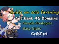 Adv.Rank 45 Domains solo farming guide