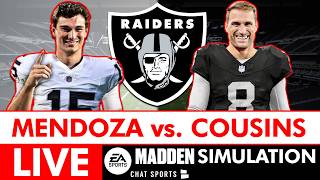 Raiders LIVE Madden Simulation: Fernando Mendoza vs. Kirk Cousins Before NFL Schedule Released