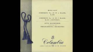Silent Tone Record/モーツァルト：交響曲29番，41番/オットー・クレンペラー指揮フィルハーモニア管弦楽団/英COLUMBIA：33CX 1257/サイレント・トーン・レコード