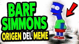 Barf Simmons El Bart Simpson Azul Que Parece Salido De Un Lost Media Origen Del Meme