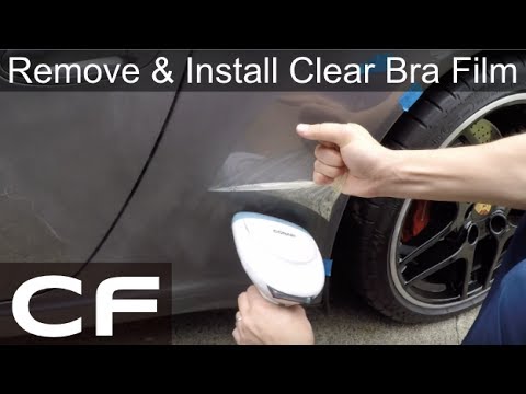 How to Remove & Install Clear Bra Stone Guards - DIY Tutorial on Porsche 911