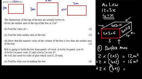 Q7 - 20 GCSE Maths Functional & Word Questions Higher Foundation Exam Revision Edexcel AQA
