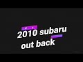 Subaru Outback 2010 renplazo del  Quarter panel #2