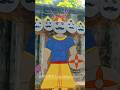 Bathukamma &amp; Dussehra celebrations in our school #bathukamma #ravana #school