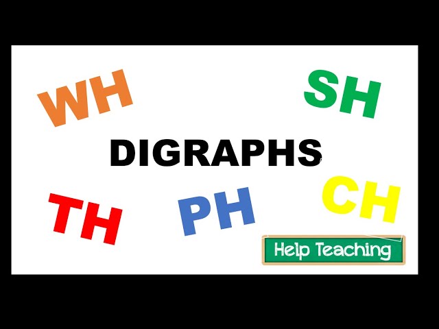 digraphs wh sh th ph ch phonics song for kids youtube