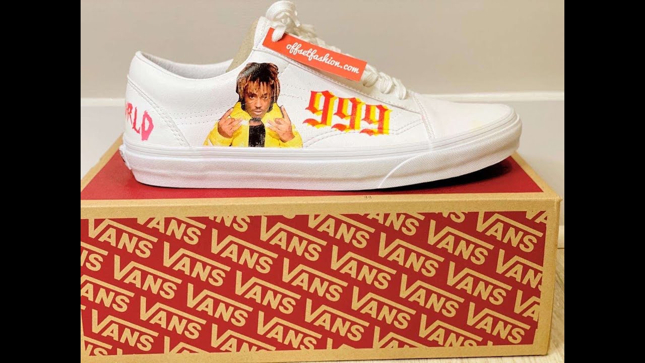 Custom Vans (Juice WRLD)? (How to customize shoes: step by step) (Image  transfer onto shoes) - YouTube