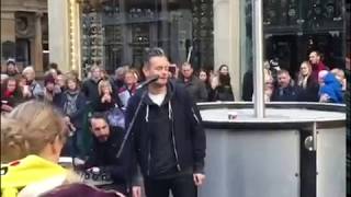 Somewhere Only We Know Tom Chaplin Street Performance