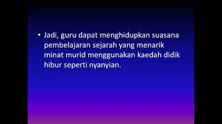 PAK21 dalam mata pelajarah Sejarah