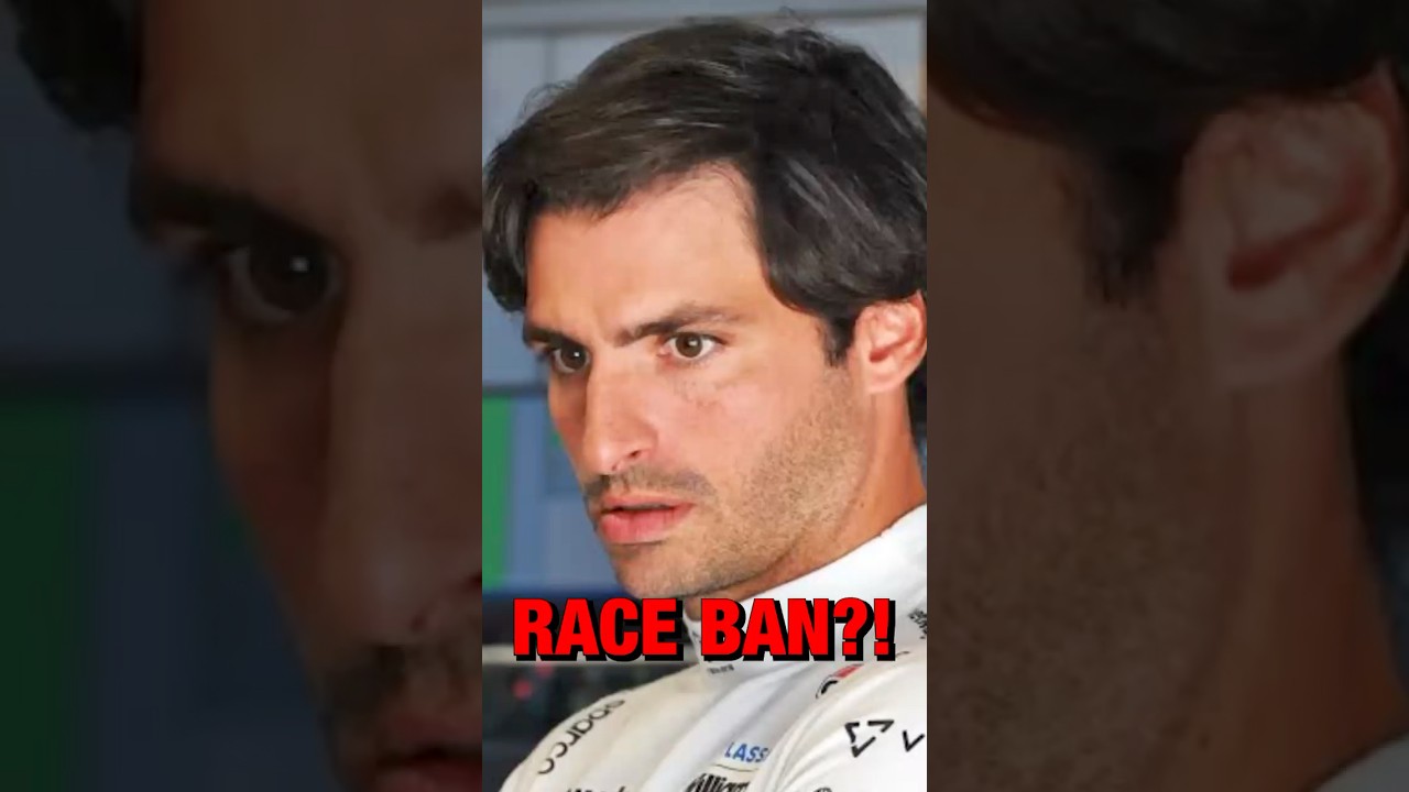 RACE BAN FOR CARLOS SAINZ!!! #f1 #f1shorts
