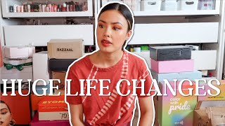 HUGE LIFE UPDATES + Beauty PR Un-Boxing | Tons of K-Beauty, Drugstore Beauty, and Skincare!