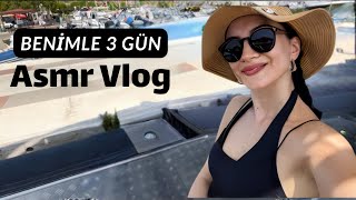 Göceke Yaz Tati̇li̇ne Gi̇tti̇m Türkçe Asmr Vlog
