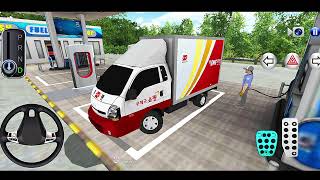 3D Driving Class - New Kia Delivery Truck Refueling Funny Driver! - Car Game Android Gameplay