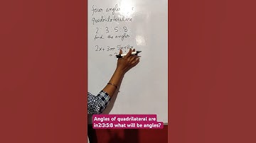 the angles of a quadrilateral are in the ratio 2:3:4:6 find the measure of each of the four angles.