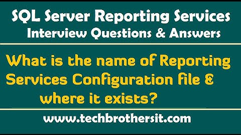 What is the name of Reporting Services Configuration file & where it exists-SSRS Interview Questions
