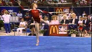 Kim Zmeskal - Floor Exercise - 1991 McDonald's American Cup Information