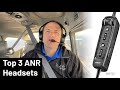 Top 3 anr headsets for pilots  bose a30 vs lightspeed delta zulu vs david clark onex