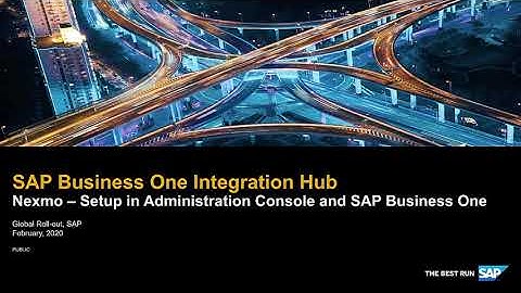 SAP Business One Integration Hub: Nexmo Template Setup