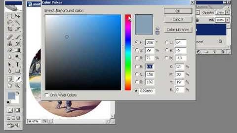 Photoshop CS2   PHAN 1   Bài 1   Tạo nhãn đĩa CD