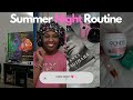 Productive SUMMER night routine ♡ skincare, reading, mini reset
