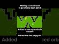 Making a level in geometry dash