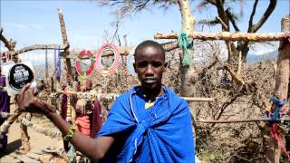 Message from Moses, Massai tribe, Ngorongoro, Tansania