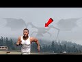 Scary giant monster attack and destroys los santos in gta 5  ghost