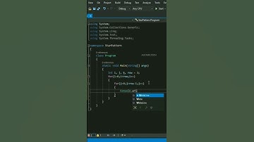 Star Pattern Programs in C# | AGTAMILTECH