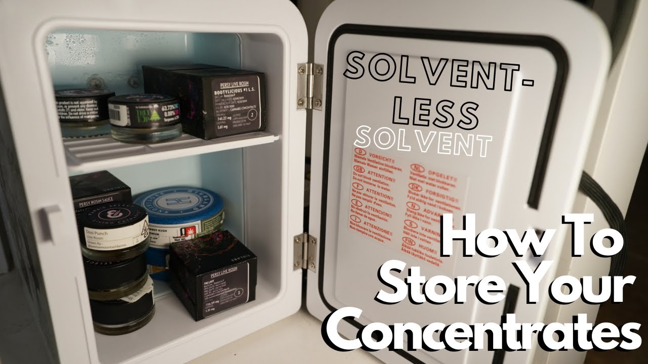 How To Store Your Cannabis Concentrates: Solvent And Solventless