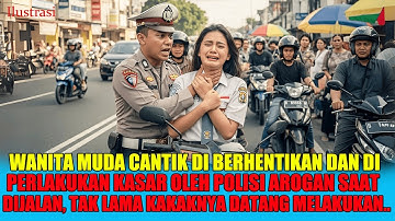 KISAH NYATA‼️WANITA MUDA DI PERMALUKAN DIDEPAN SEMUA ORANG,NAMUN POLISI INI APES SAAT TAU KAKAKNYA!!