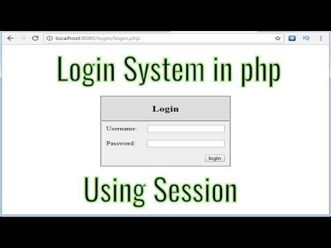 Login logout system with session in php for beginners