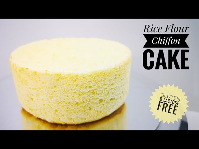 RICE FLOUR CHIFFON CAKE RECIPE, GLUTEN-FREE SPONGE CAKE