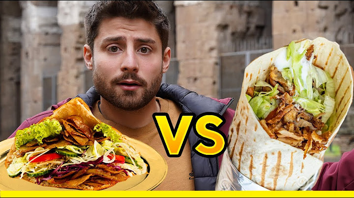 MIGLIOR KEBAB da SCHIMICATA VS MIGLIOR KEBAB CHIC