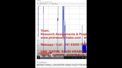 BIDIRECTIONAL CONVERTER USING FUZZY FOR BATTERY CHARGING OF ELECTRIC VEHICLE