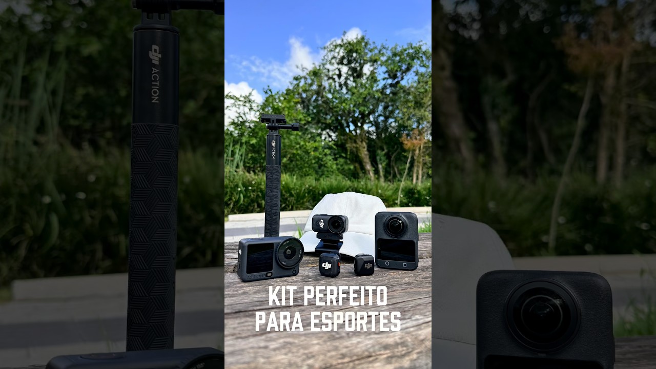 Kit dos sonhos da DJI para esportes 