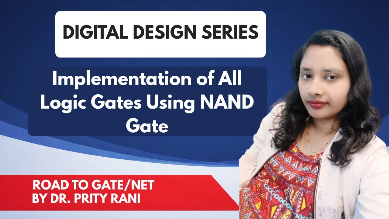 Lec 21: Implementation of All Logic Gates Using NAND Gate | Digital ...