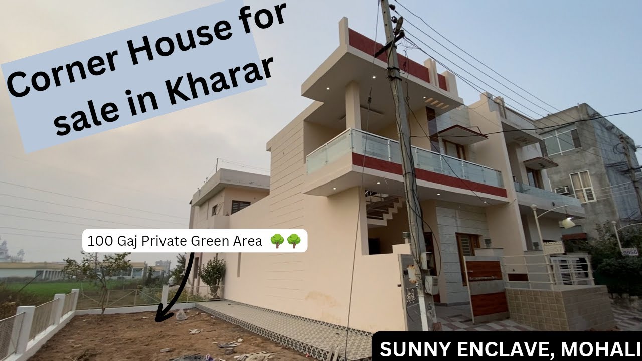 Corner house for sale in Kharar Sunny enclave Sector 125 YouTube