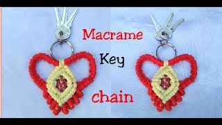 Simple Macrame Keyring / Keychain Tutorial