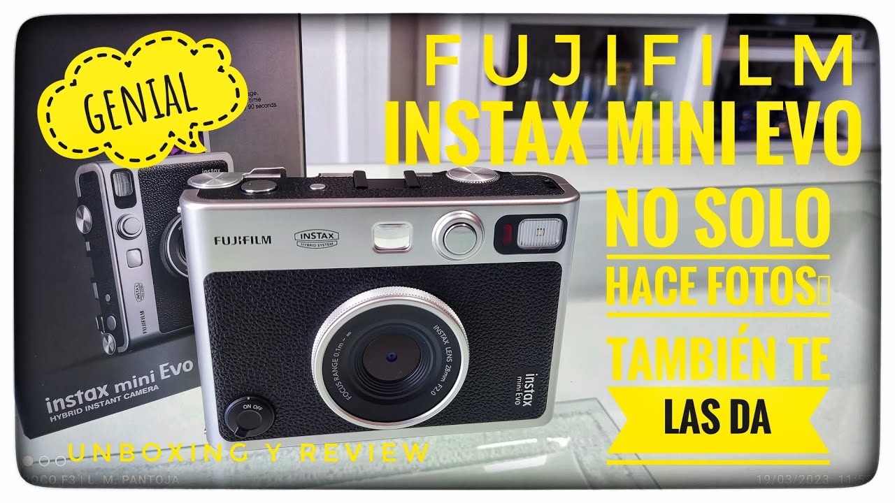 Una Polaroid venida a más: la Fujifilm Instax Mini Evo tiene un montón de  trucos que invitan a usarla con el smartphone