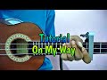 Tutorial lagu Alan Walker - On My Way cover kentrung by @Zidan AS
