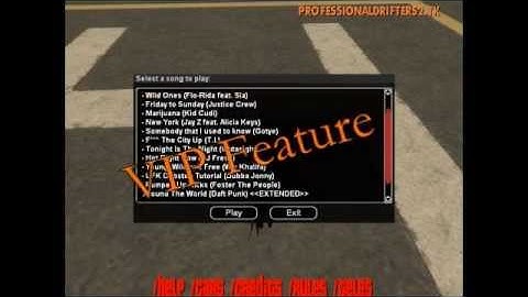 GTA San Andreas Multiplayer 0.3e-Professional Drifters Promo