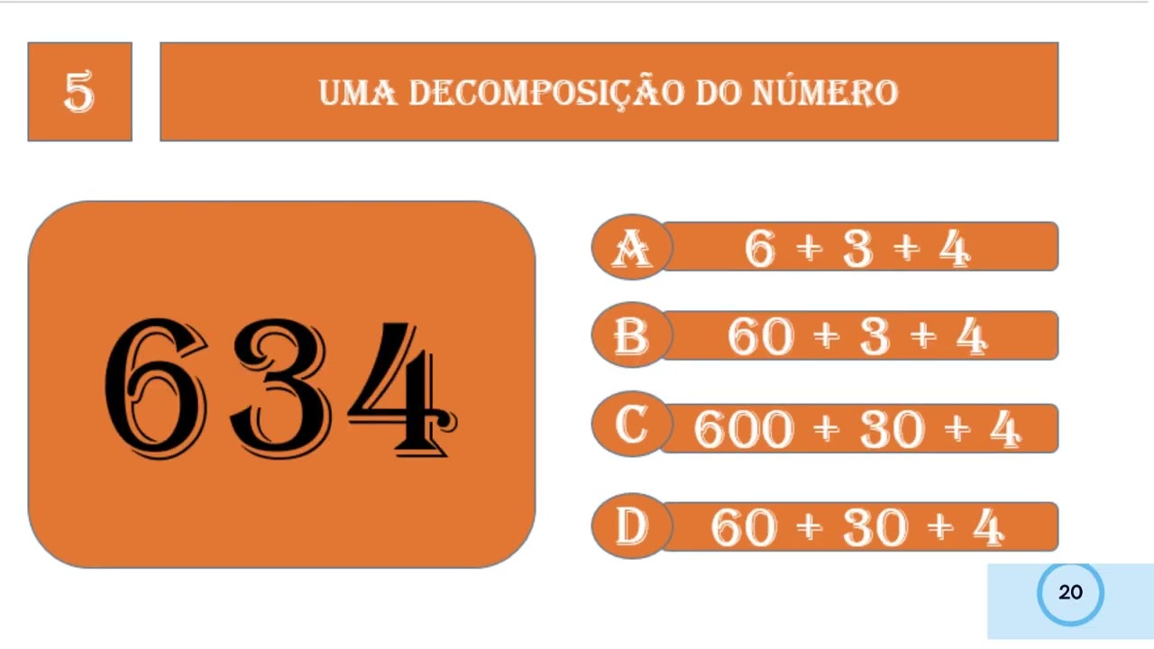 4º QUIZ PROVA SAEB Matemática 4° e 5º ano 