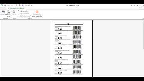 VBA EXCEL ETIQUETTES EAN13 CODE BARRE