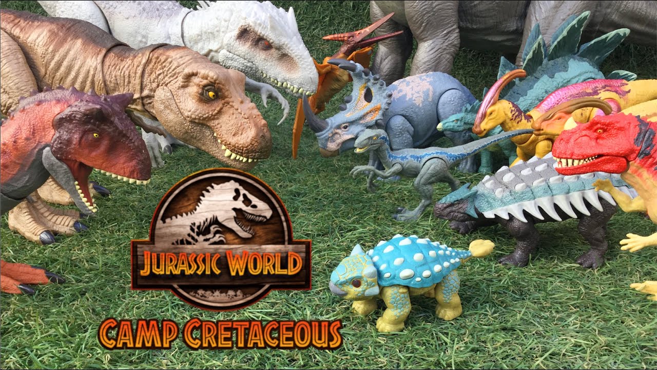 Hay una necesidad de cantidad de ventas Sierra Los Juguetes de Dinosaurios de Jurassic World Camp Cretaceous - YouTube