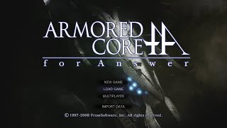 Armored Core: For Answer (RPCS3) Chapter 1 [No Commentary]