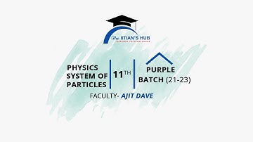 PhysicsSystem of particles,11th,Purple batch (21-23),Date-28-01-2022,By-Ajit Dave