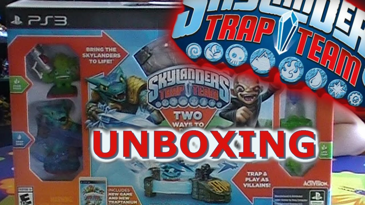 Skylanders Trap Team Unboxing PS3 Starter Pack