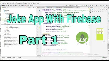 Joke App With Firebase Android Part 1 | GridLayout And CardView Design In Android Studio