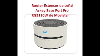 Cambiar Clave y nombre Red wifi en Extensor Movistar Askey Base Port Pro RG3110W by SERVICIOS TECNICOS EN SISTEMAS 4,205 views 4 months ago 13 minutes, 25 seconds